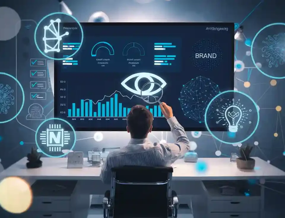 strategi brand visibility di AI