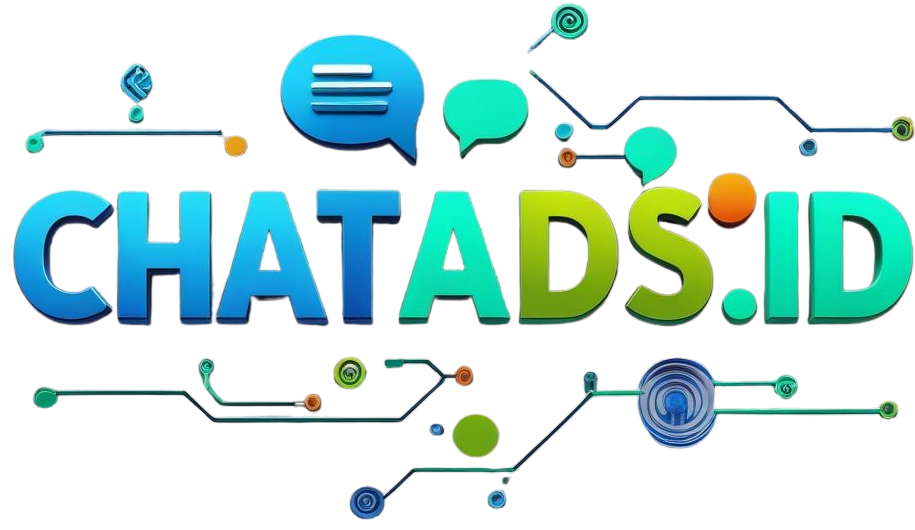 Chatads.id Logo – Wordmark with AI Elements